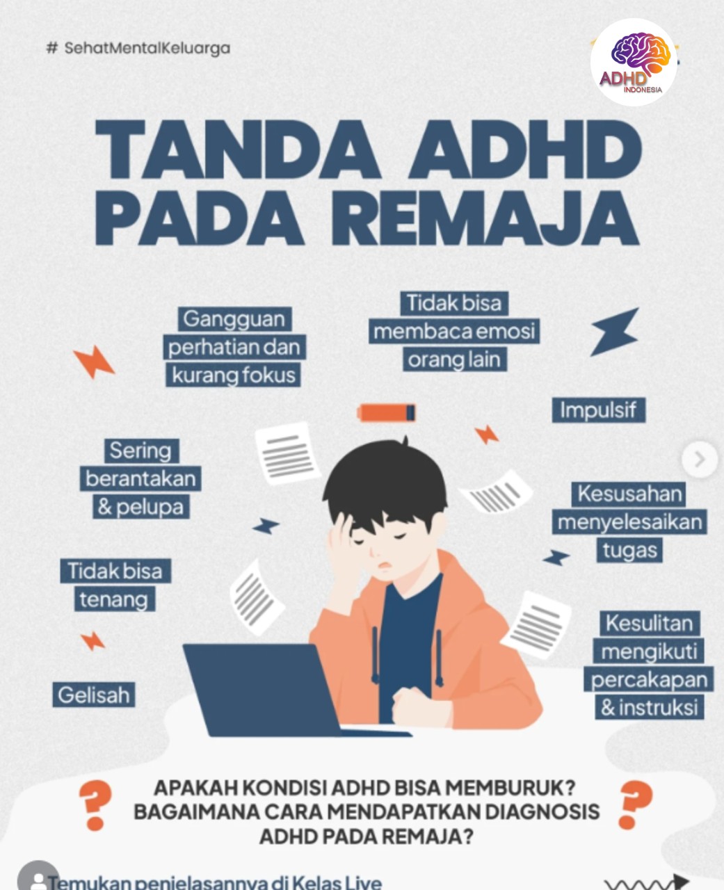 Screening ADHD Non-Diagnostik: Edukasi Awal bagi Orang Tua di Kabupaten Aceh Timur