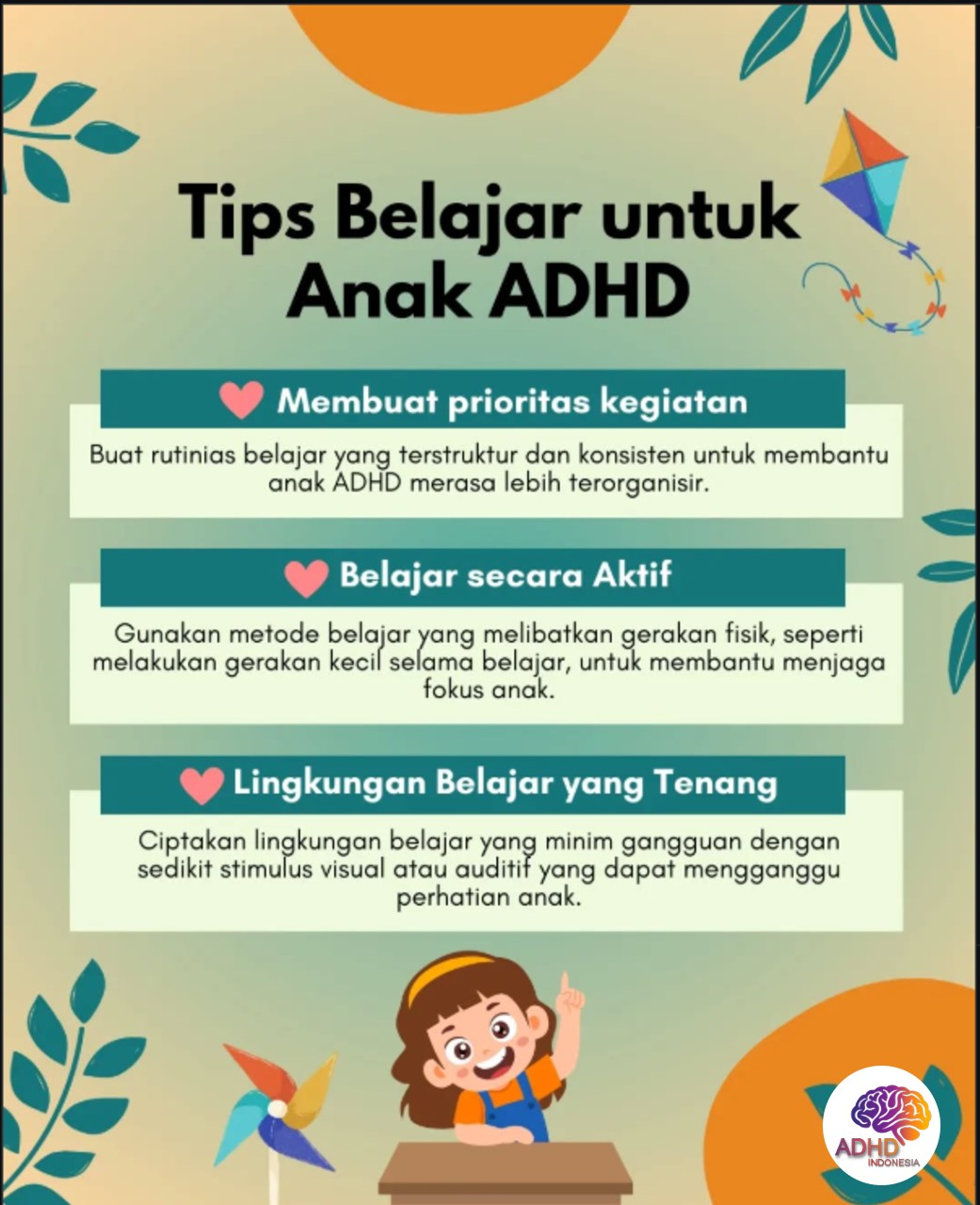 Strategi Belajar yang Cocok untuk Anak ADHD di Kabupaten Aceh Timur